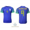 Maglia ufficiale Brasile Richarlison 9 Trasferta Mondiali 2022 per Uomo